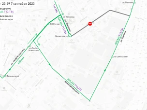 В связи с ремонтно-восстановительными работами будет временно изменено движение транспорта по улице Памирской